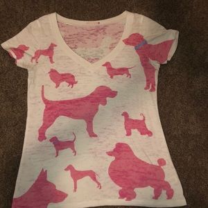 Cute dog print top
